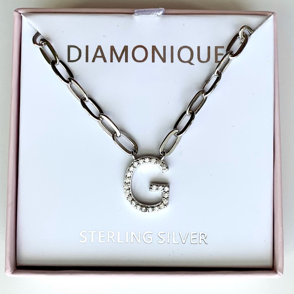 Sterling Silver Initial Necklace